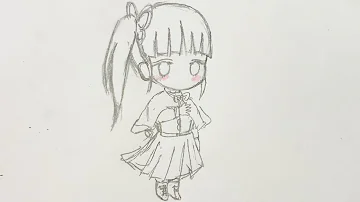 かんたん絵の描き方 鬼滅の刃 栗花落カナヲ イラスト絵 通常速 ゆっくり Mp3