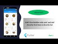 Flutter Gridview Builder with card and Add favorite functionality part 2| Flutter Widgets Tutorial