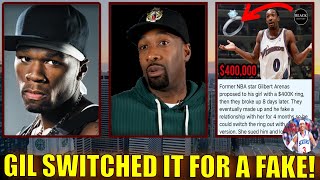 50 CENT REACTS TO GILBERT ARENAS SWITCHING RING  BEFORE BREAK-UP [VLADTV INTERVIEW] 😆😆👀👀🤔🤔