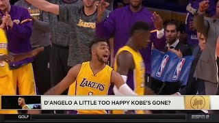 D&#39;Angelo Russell A Little Too Happy Kobe Bryant&#39;s Gone?