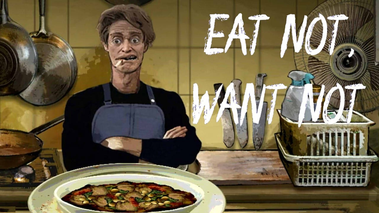 おじさんが料理にダメなもの入れないか見張るゲーム｜Eat not, Want not