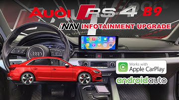 Audi A4 Infotainment Upgrade: 10.25-Inch Android 12 Screen With Apple CarPlay & More | 4x4Shop.ca