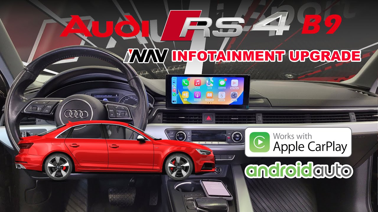 Audi A4 Infotainment Upgrade: 10.25-Inch Android 12 Screen With