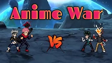 Yuji Itadori & Asta VS Natsu (all form) & Deku (all form) in Jump Force Mugen