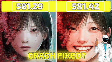 CRASH FIXED? Nvidia Driver Update 581.29 vs 581.42 | RTX 5070 Driver Comparison