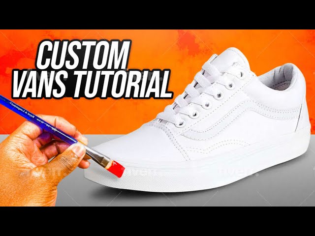 How To Customize Vans! (EASY) 