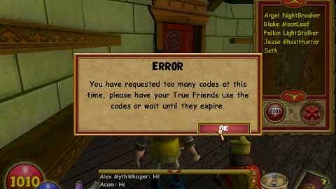 Wizard101 Friend Codes