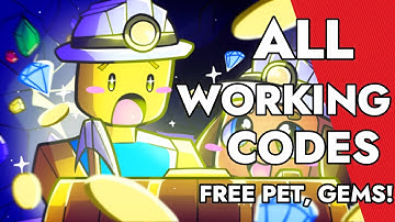 [🔥UPDATE🔥] (FREE PETS, CRATE, GEMS) ⛏ ALL NEW WORKING ROBLOX MINING SIMULATOR 2 CODES!