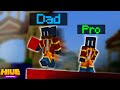 Teaching My Dad How to play Hive Bedwars