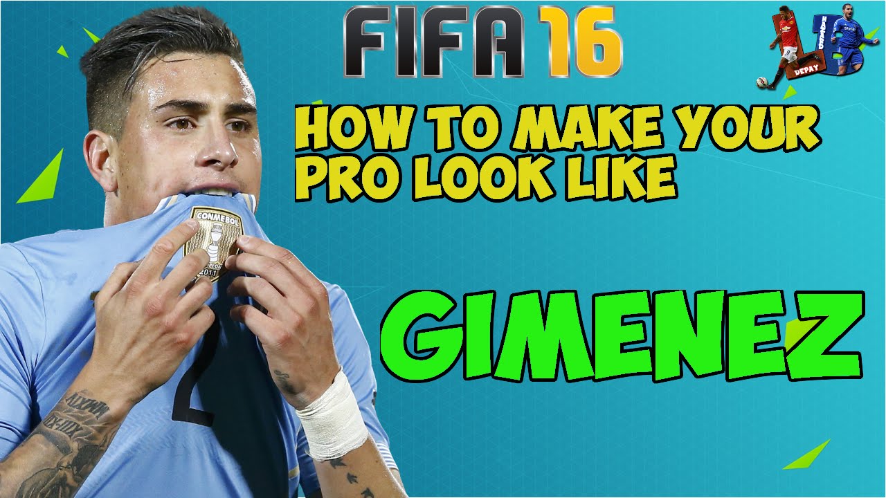 FIFA 16: How To Make your Pro Look Like Jose Gimenez