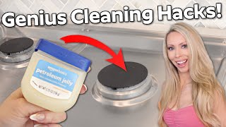 Rub Vaseline on Your Stove and WATCH WHAT HAPPENS! 🤯 Genius Cleaning Hacks