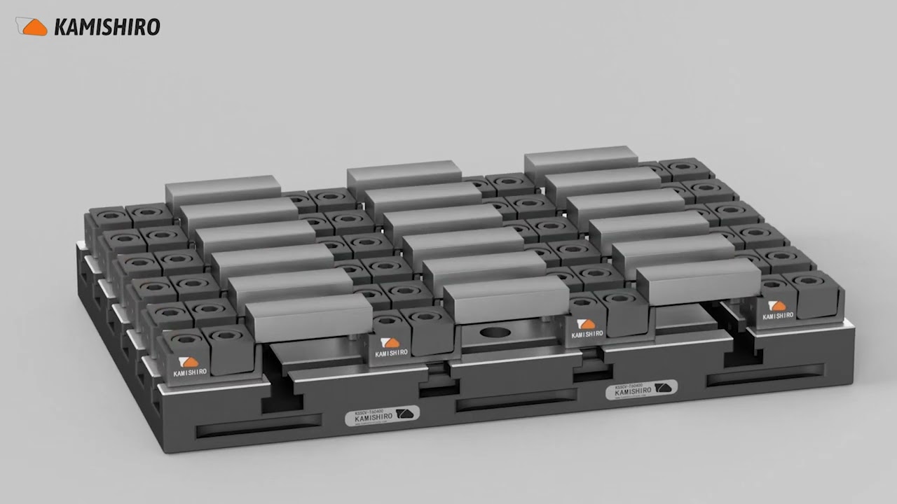 Kamishiro CNC Vise KS-Double Vise Workholding 5 axis Milling Tools Machinist Machining Quick-Change