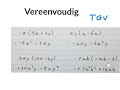 Algebra Uitdrukkingen en Vereenvoudiging