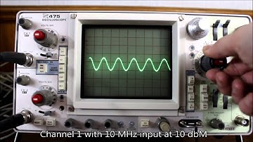 Tektronix 475 200 MHz 2 Channel Oscilloscope O Scope
