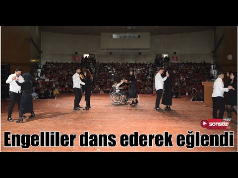 Engelliler dans ederek eğlendi