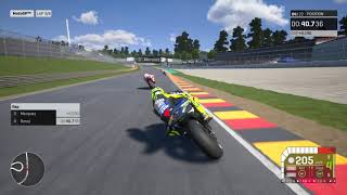 MotoGP 19 Gameplay-  Rossi @ Sachsenring (120% Difficulty) + Setup screenshot 3