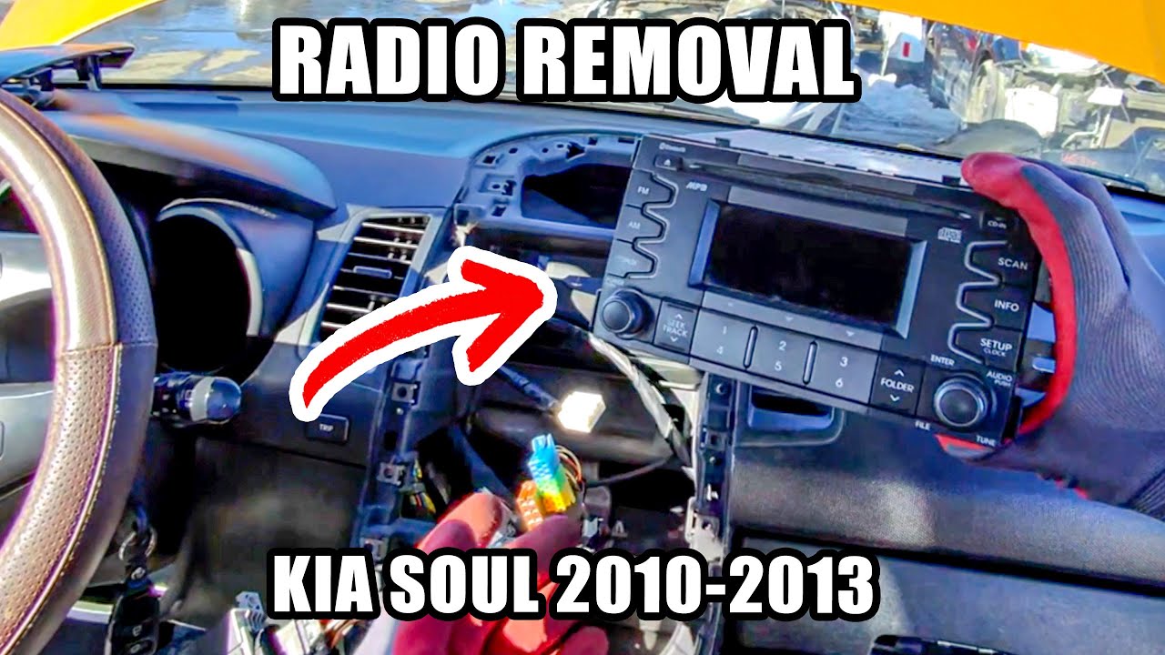 Kia Soul 2010-2013: как снять магнитолу — шаг за шагом