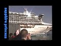 Владивосток 2005. Заход в порт круизного лайнера Сапфировая Принцесса (Sapphire Princess)
