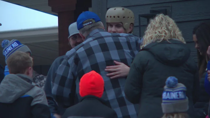 Conner Erickson gets hero's welcome after months i...