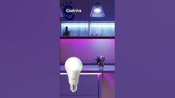 Crie diferentes cenários com a Lâmpada Smart Bulbo Led Elgin.