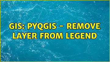 GIS: PyQGIS - remove layer from legend (2 Solutions!!)