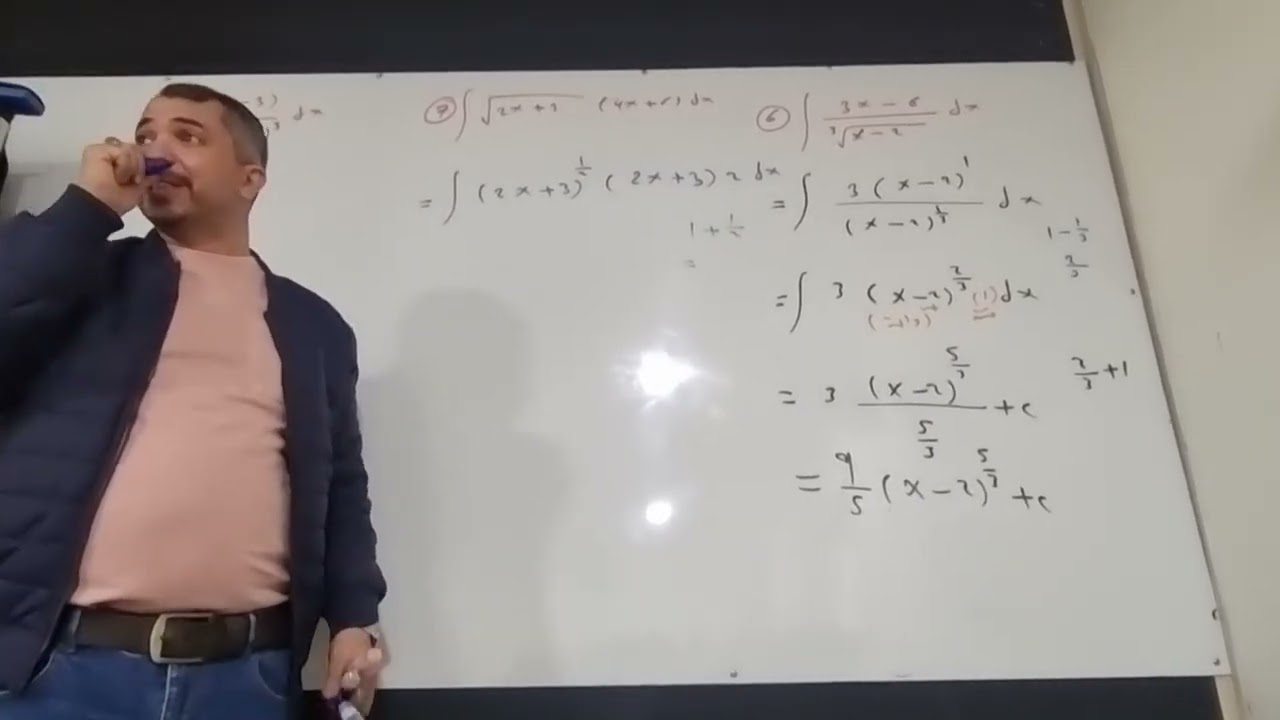 مثال 21 / التكامل غير المحدد