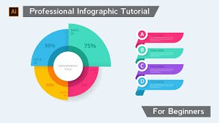 How to create a Professional Infographic || Illustrator Tutorial