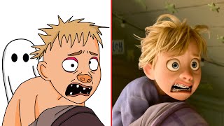 Inside Out 2 Joy Best Scenes Funny Drawing Meme