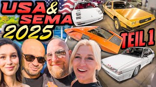 Das LAND der UNBEGRENZTEN Möglichkeiten! - USA & SEMA Reise 2025 - Legenden, Raritäten & Filmautos!