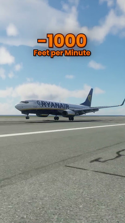 Airplane Hard VS Smooth Landing Simulation