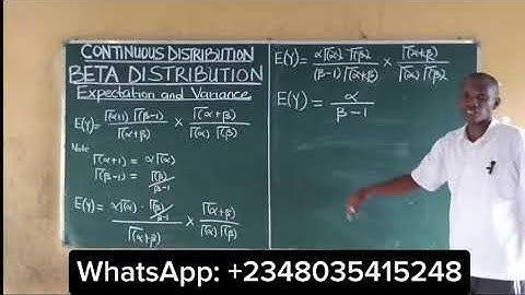 Beta Distribution of Second Kind Mean and Variance #betadistribution @content-academy