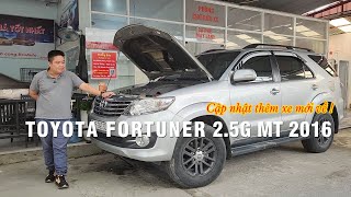 [ 10\/11\/23] Toyota Fortuner 2.5G MT 2016 MÁY DẦU cọp đẹp cây số ít| 0931 22 66 69