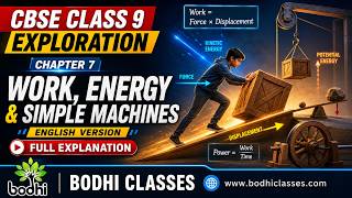Work, Energy and Simple Machines |CBSE Class 9 Science Exploration Ch-07 | Full Explanation #science