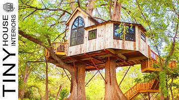 Treehouse Utopia Photo Tour: Chapelle | Tiny House Interiors
