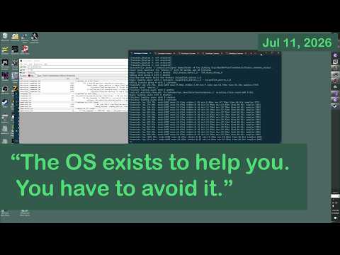 Jonathan Blow on why you can't trust your operating system