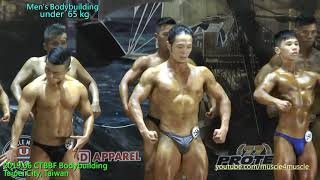 健美 201906 CTBBF Bodybuilding in Taiwan - Men’s bodybuilding under 65 kg