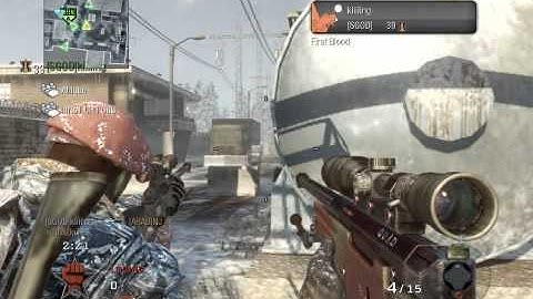 Black ops First no scope across the map