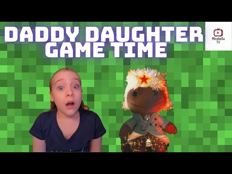 Daddy Daughter Game Time! | Minecraft Little Big Planet Mash Up!