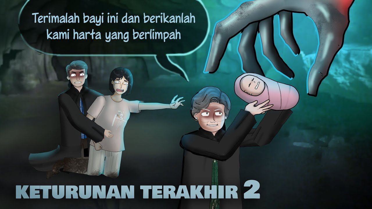Keturunan Terakhir 2 – Rahasia gelap kekayaan keluarga suami | Kartun Hantu, Animasi Horror