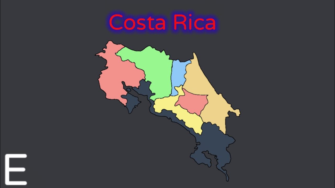 Costa Rica Geography | Remake | Fan song by Kridchai Politician