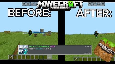 Java 1.7 Animation v2.5 For MCPE 1.20/1.21