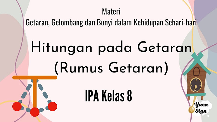 Sumber getaran memiliki periode selama 40 sekon hitunglah frekuensi getaran sumber tersebut