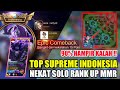 TOP GLOBAL MOSKOV CHALLENGE SOLO RANK UP MMR SUPREME 🇮🇩 - MOBILE LEGENDS