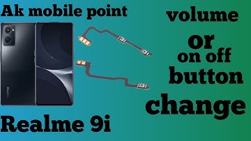 Realme 9i how to switch power button to volume button change