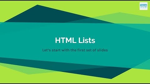 HTML List in Urdu/Hindi 2020 - Unordered List - Ordered List - Description List
