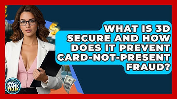 What Is 3D Secure And How Does It Prevent Card-Not-Present Fraud? - Ask Your Bank Teller