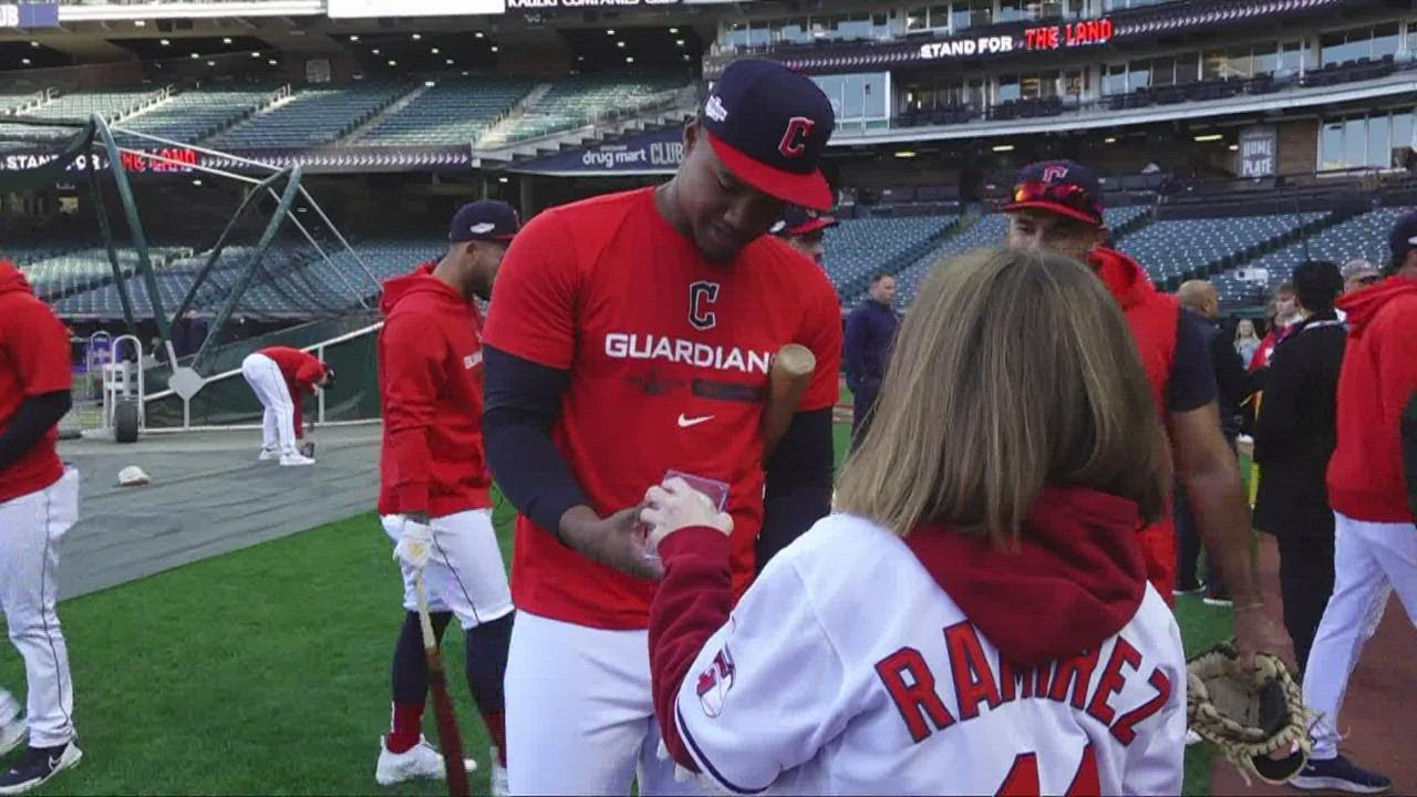 Westlake Softball player gives Cleveland Guardians OF Oscar