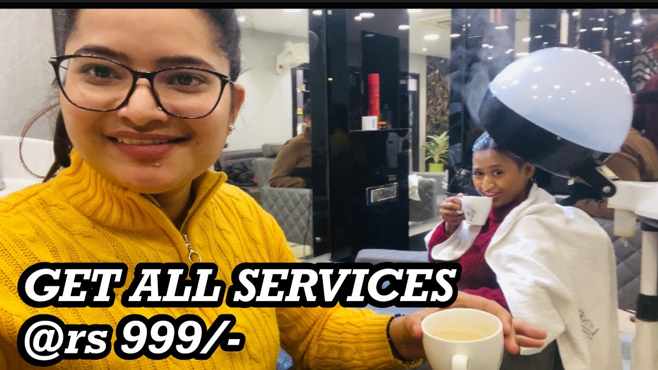 Get all services at just rs 999/ best salon in chandigarhbest hair cutbridal makeupsapna