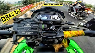 Bajaj Dominar 400 UG Bs6 VS Apache RR310 Drag Race | Highway Top End