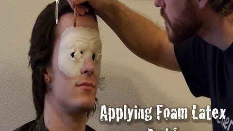 OLD Foam Latex Makeup Application - part 1